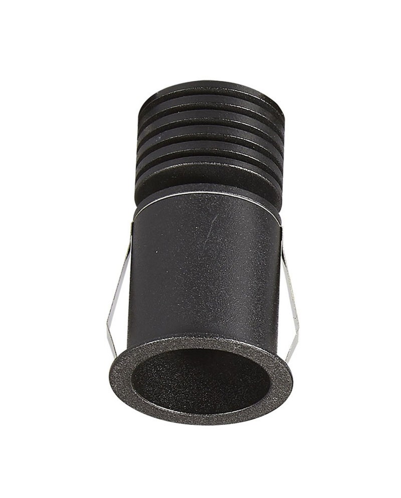 GUINCHO * MINI EMPOTRABLE LED 3W  2700K NEGRO